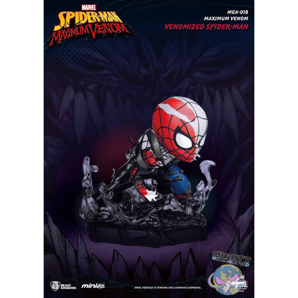 Marvel: Maximum Venom - Venomized Spider-Man - Mini Egg Attack-Figuren-Beast Kingdom-mighty-underground
