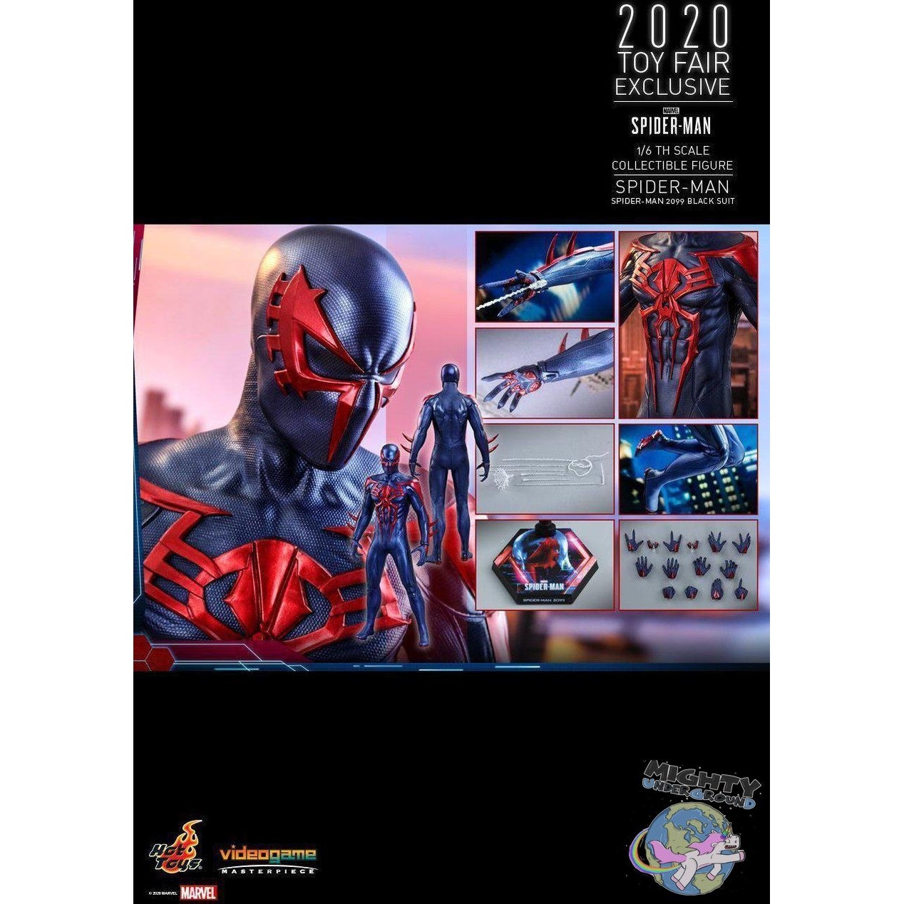 Marvel: Spider-Man 2099 (Black Suit) 1/6-Actionfiguren-Hot Toys-mighty-underground