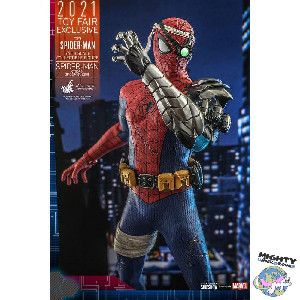 Marvel: Spider-Man (Cyborg Suit, Videogame) 1/6-Actionfiguren-Hot Toys-Mighty Underground