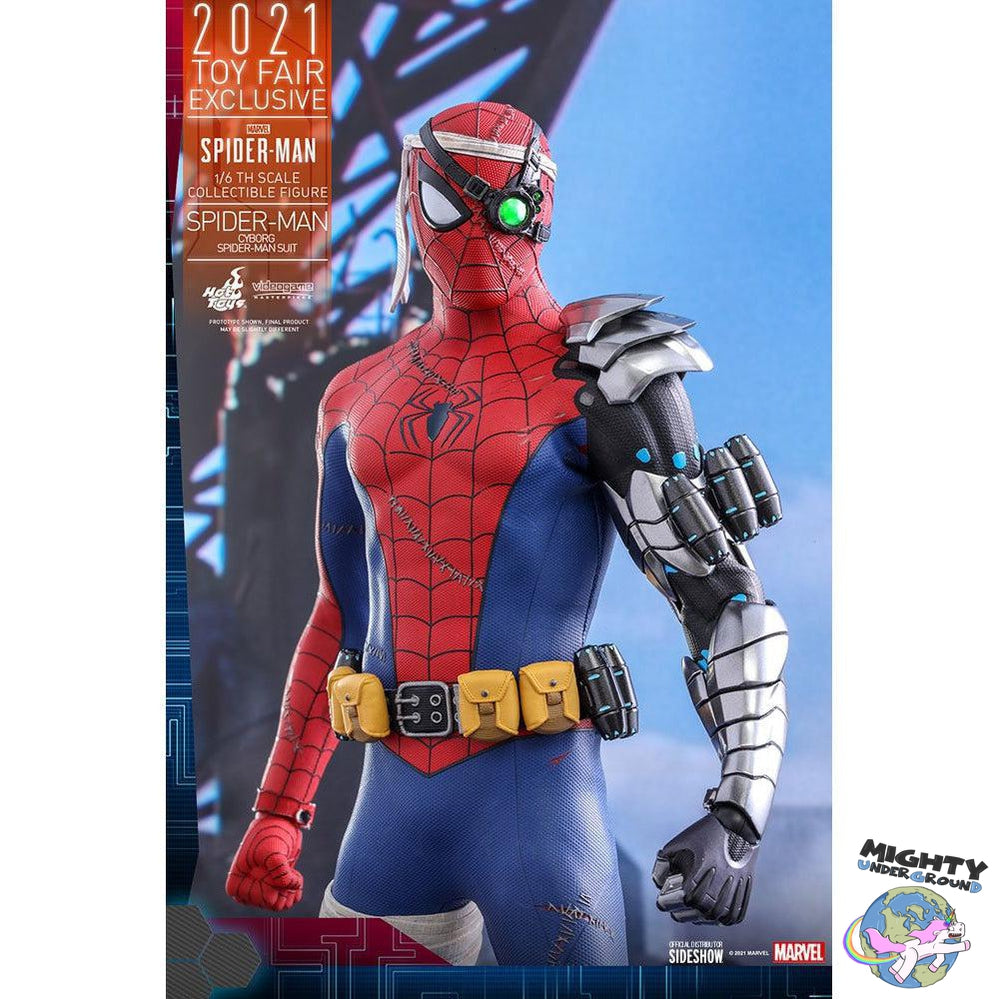 Marvel: Spider-Man (Cyborg Suit, Videogame) 1/6-Actionfiguren-Hot Toys-Mighty Underground