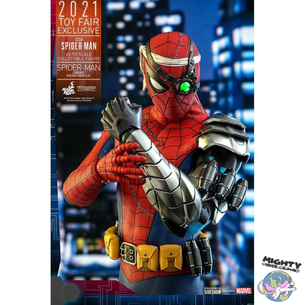 Marvel: Spider-Man (Cyborg Suit, Videogame) 1/6-Actionfiguren-Hot Toys-Mighty Underground