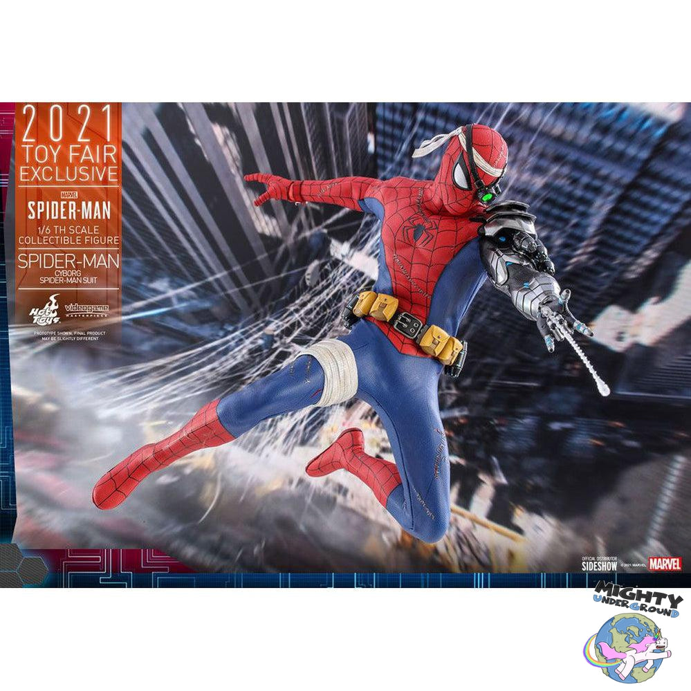 Marvel: Spider-Man (Cyborg Suit, Videogame) 1/6-Actionfiguren-Hot Toys-Mighty Underground