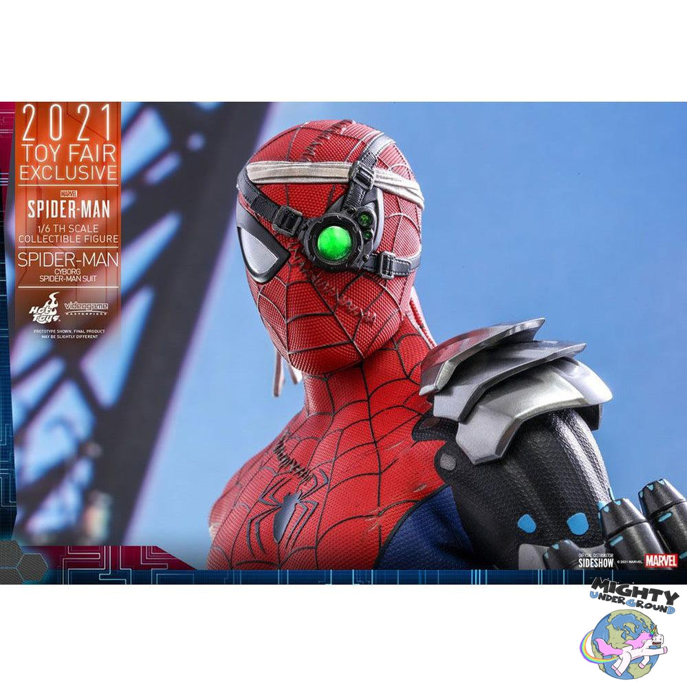 Marvel: Spider-Man (Cyborg Suit, Videogame) 1/6-Actionfiguren-Hot Toys-Mighty Underground