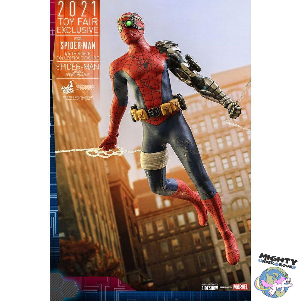 Marvel: Spider-Man (Cyborg Suit, Videogame) 1/6-Actionfiguren-Hot Toys-Mighty Underground