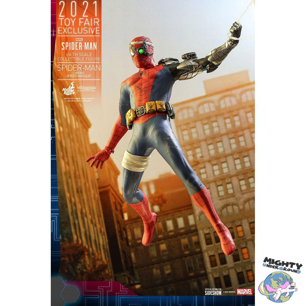 Marvel: Spider-Man (Cyborg Suit, Videogame) 1/6-Actionfiguren-Hot Toys-Mighty Underground