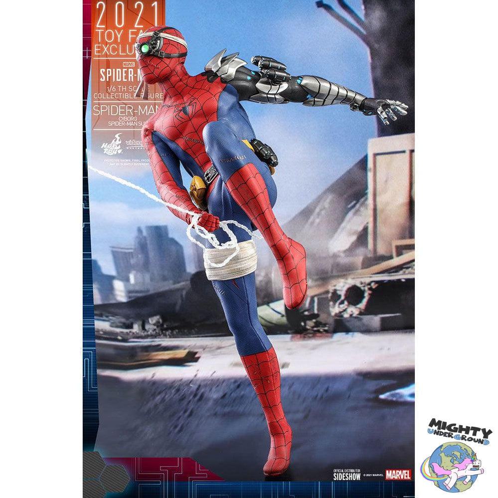 Marvel: Spider-Man (Cyborg Suit, Videogame) 1/6-Actionfiguren-Hot Toys-Mighty Underground