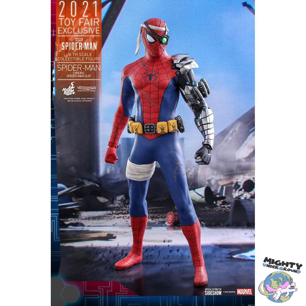 Marvel: Spider-Man (Cyborg Suit, Videogame) 1/6-Actionfiguren-Hot Toys-Mighty Underground