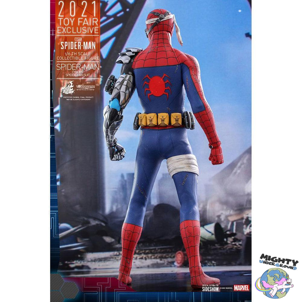 Marvel: Spider-Man (Cyborg Suit, Videogame) 1/6-Actionfiguren-Hot Toys-Mighty Underground