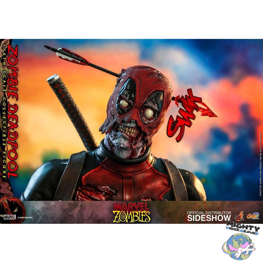 Marvel: Zombie Deadpool 1/6-Actionfiguren-Hot Toys-Mighty Underground