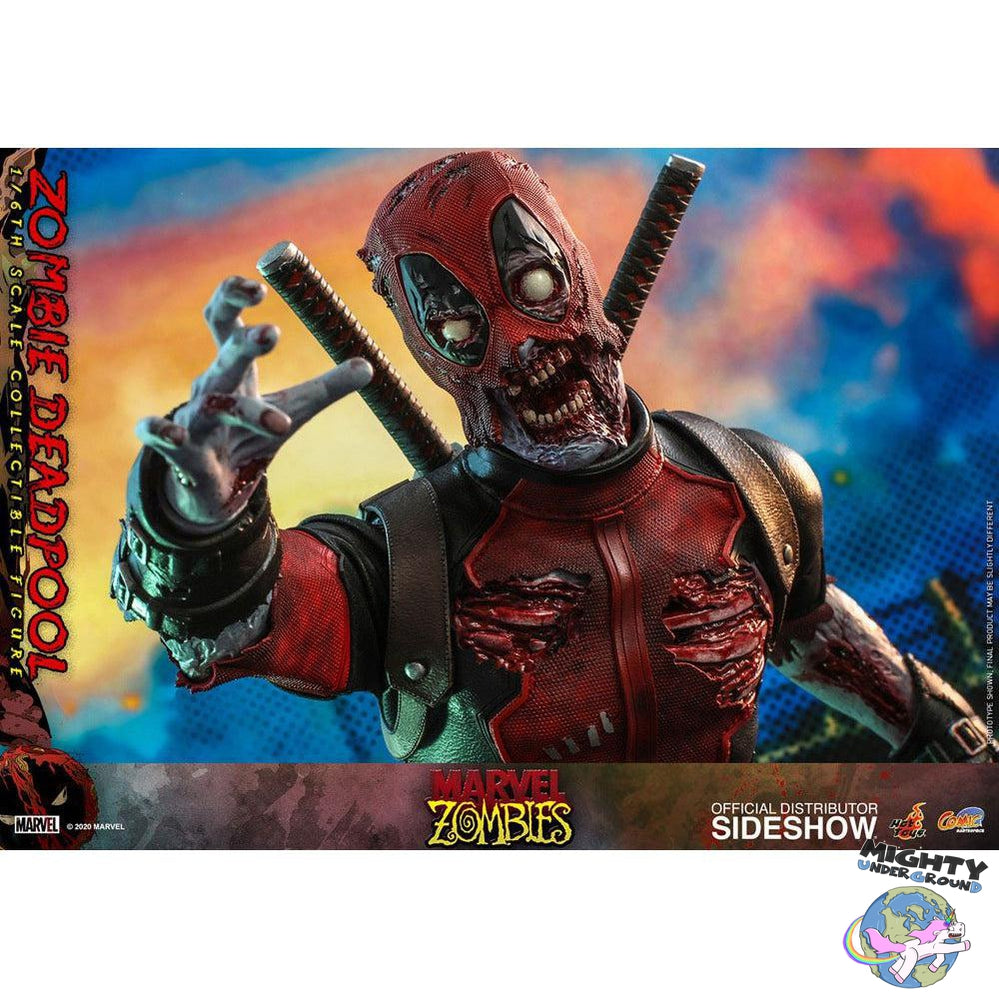 Marvel: Zombie Deadpool 1/6-Actionfiguren-Hot Toys-Mighty Underground