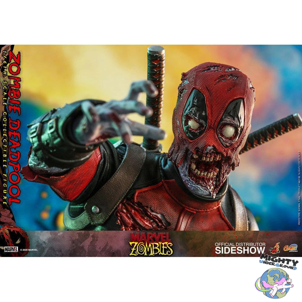 Marvel: Zombie Deadpool 1/6-Actionfiguren-Hot Toys-Mighty Underground