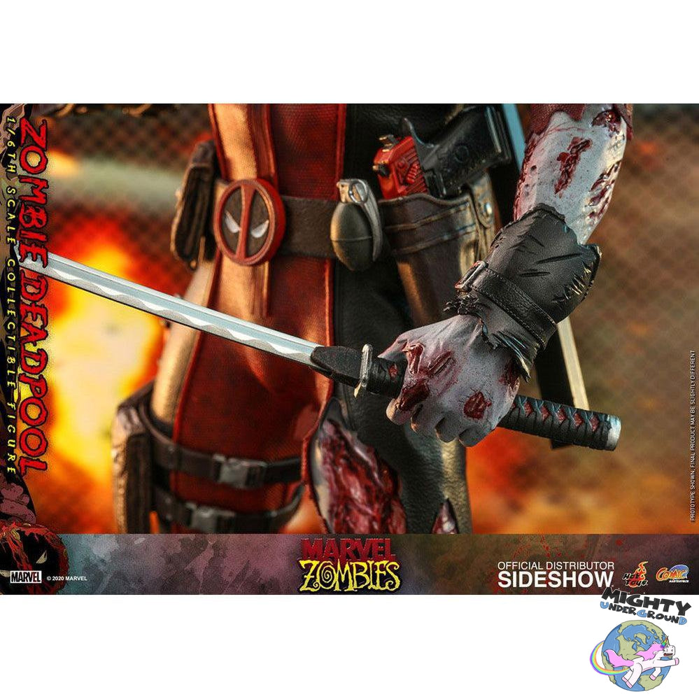 Marvel: Zombie Deadpool 1/6-Actionfiguren-Hot Toys-Mighty Underground