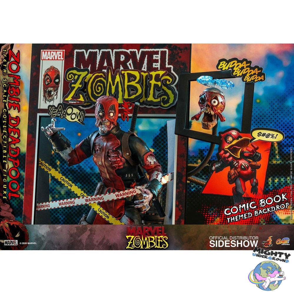Pop! Marvel Comics Wackelkopf Deadpool Terror (beschädigte Box) - Fantasie  und Raum