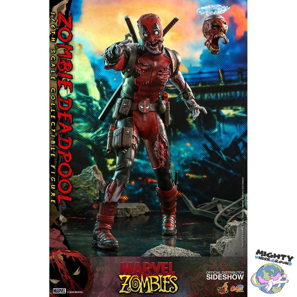 Marvel: Zombie Deadpool 1/6-Actionfiguren-Hot Toys-Mighty Underground