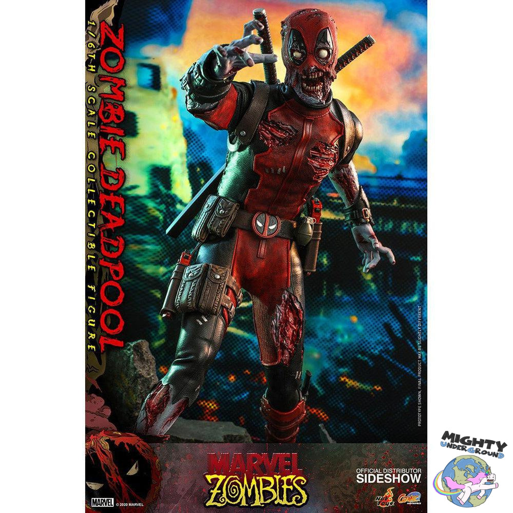 Marvel: Zombie Deadpool 1/6-Actionfiguren-Hot Toys-Mighty Underground