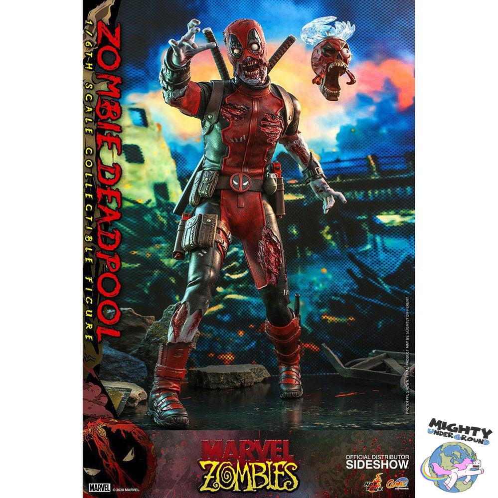 Marvel: Zombie Deadpool 1/6-Actionfiguren-Hot Toys-Mighty Underground