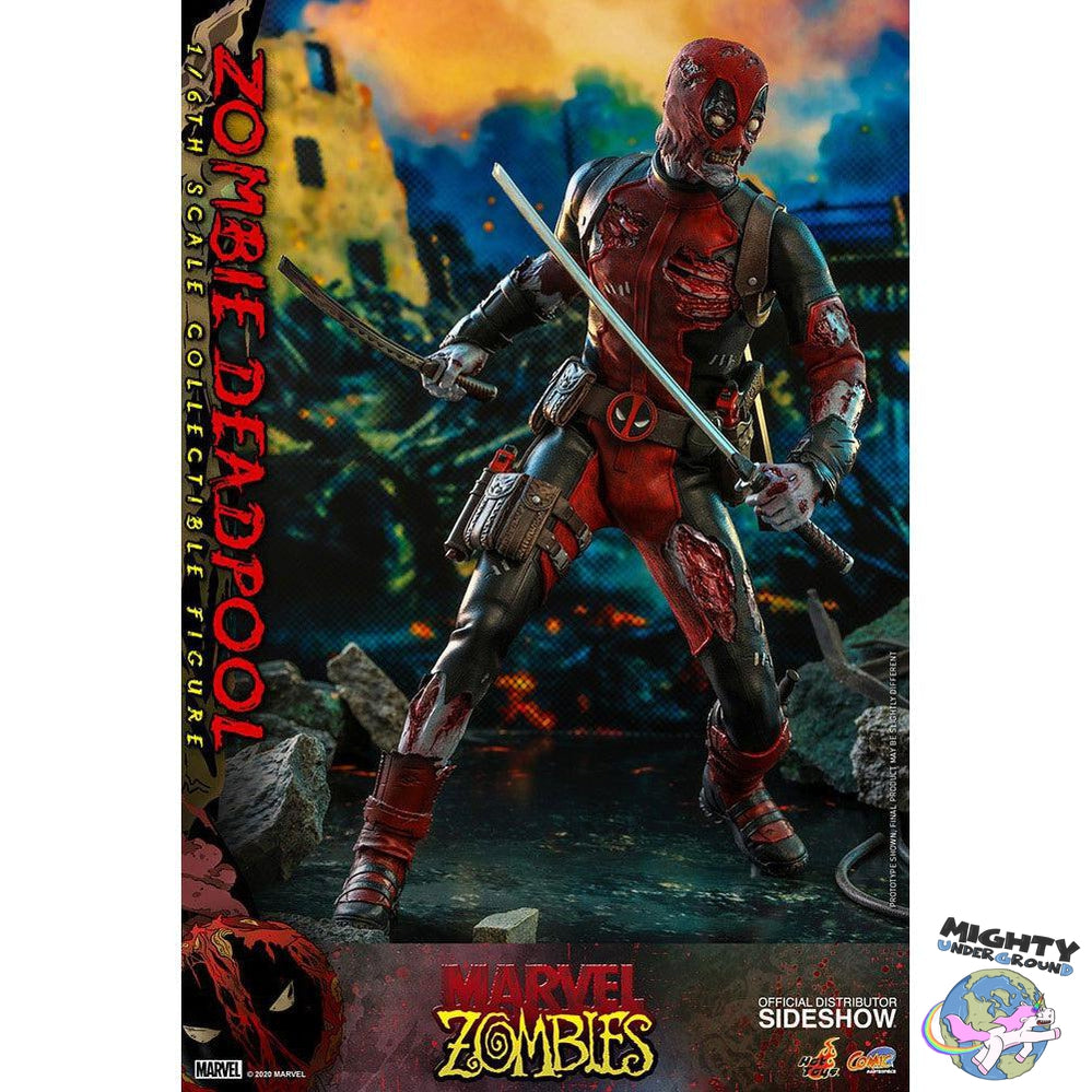 Marvel: Zombie Deadpool 1/6-Actionfiguren-Hot Toys-Mighty Underground