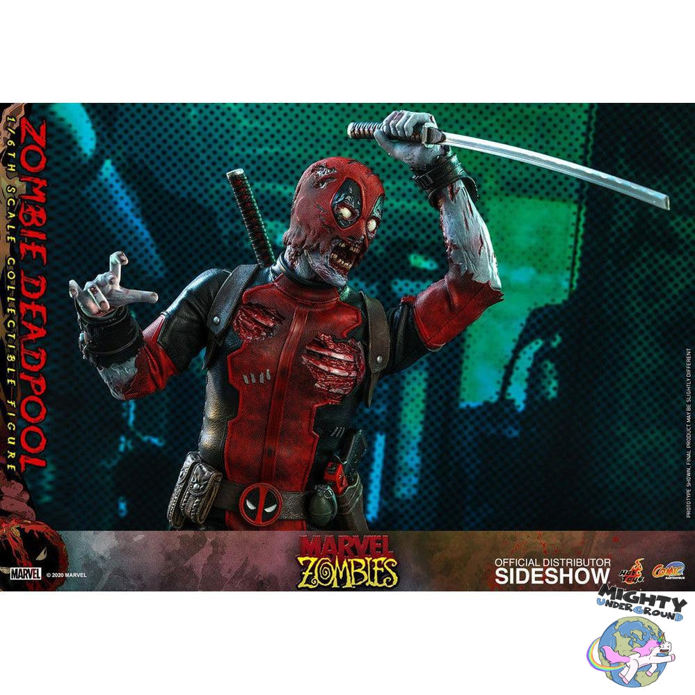 Marvel: Zombie Deadpool 1/6-Actionfiguren-Hot Toys-Mighty Underground