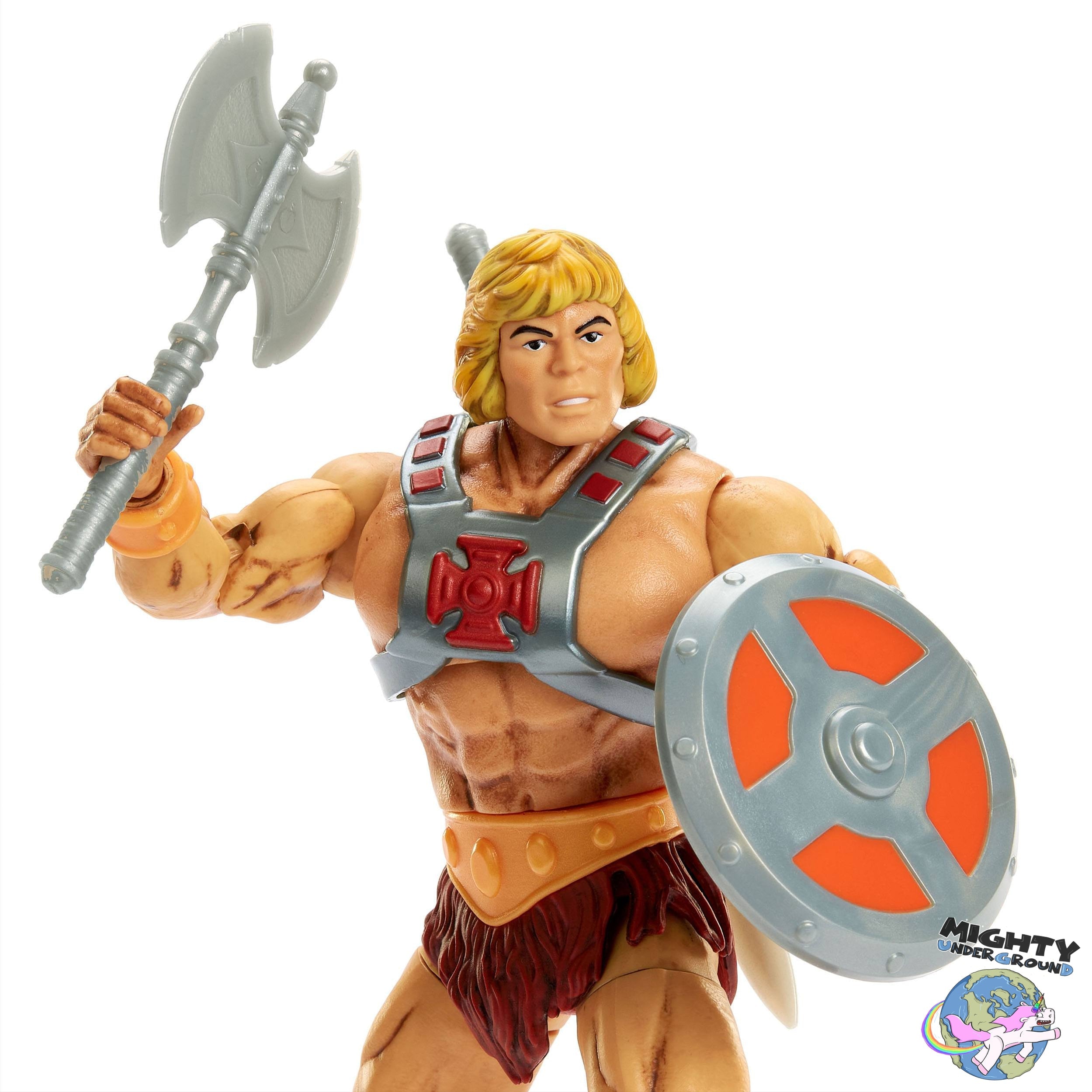 Masters of the Universe Masterverse: He-Man (40th Anniversary)-Actionfiguren-Mattel-Mighty Underground