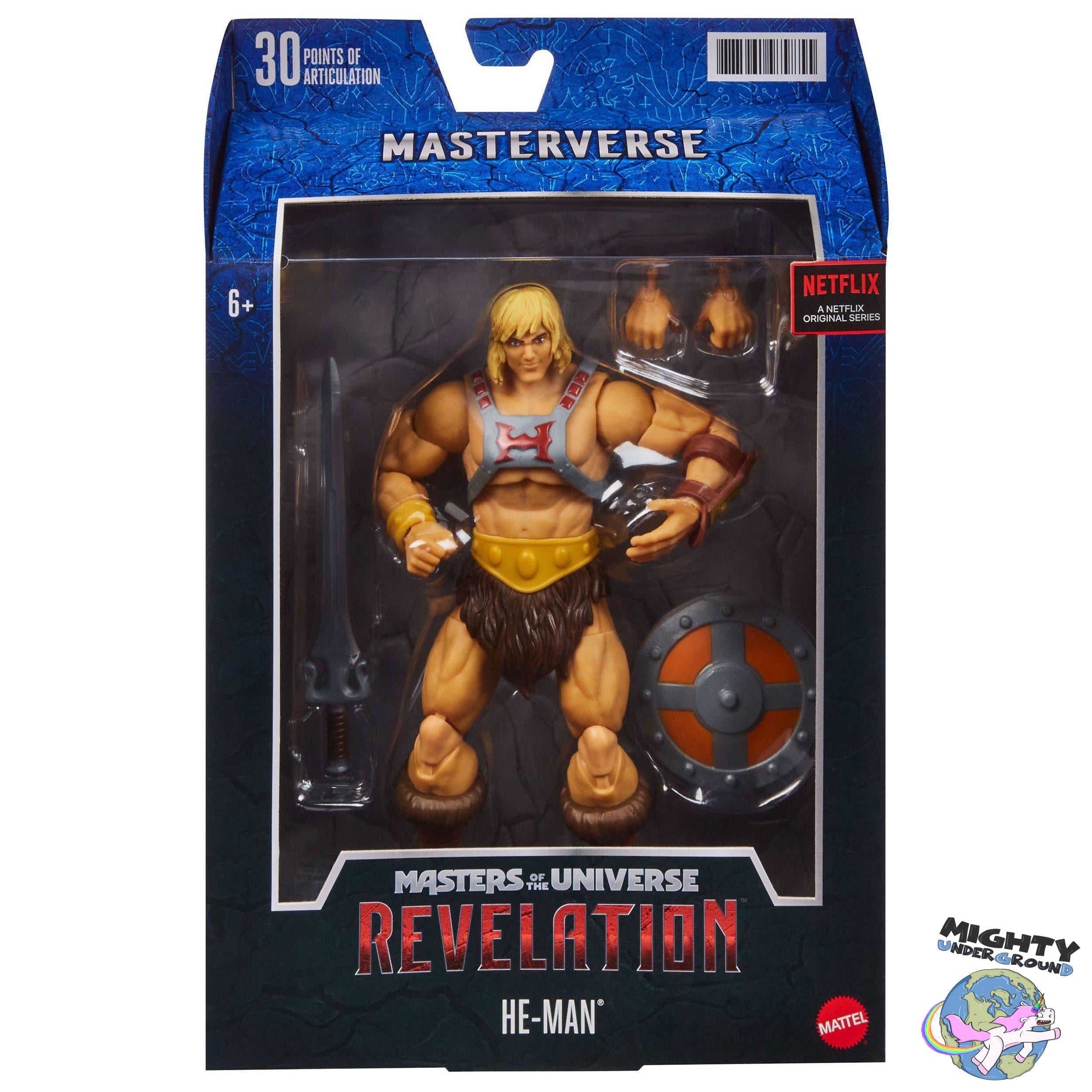 Masters of the Universe Revelation: Classic He-Man VORBESTELLUNG!-Actionfiguren-Mattel-Mighty Underground