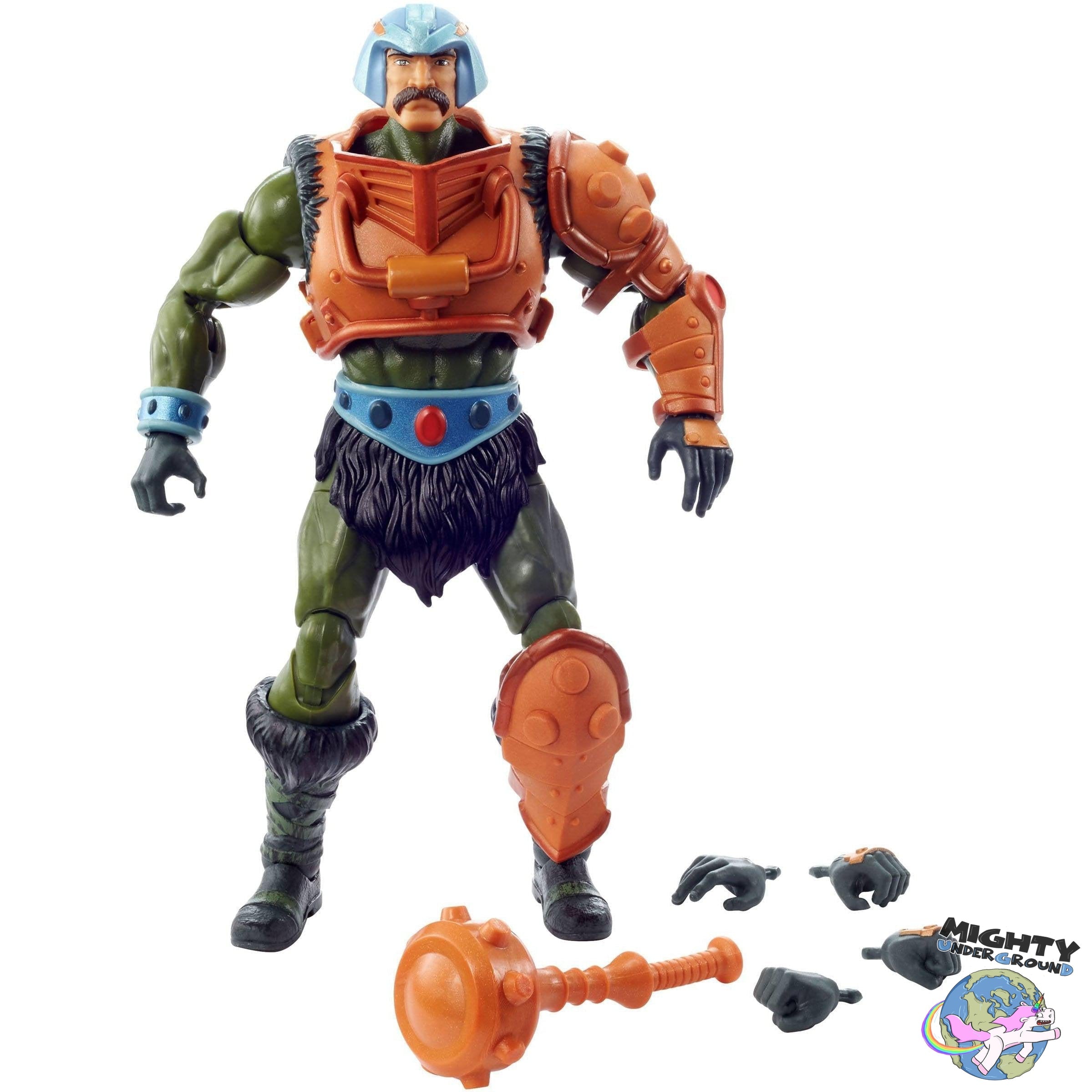 Masters of the Universe Revelation: Man-At-Arms-Actionfiguren-Mattel-Mighty Underground