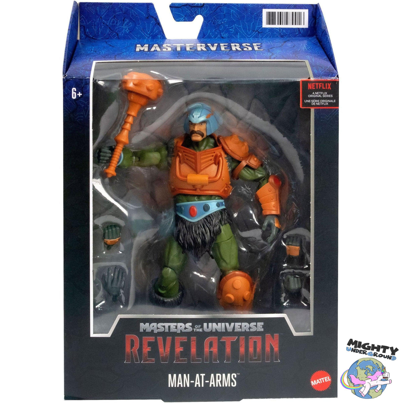 Masters of the Universe Revelation: Man-At-Arms-Actionfiguren-Mattel-Mighty Underground