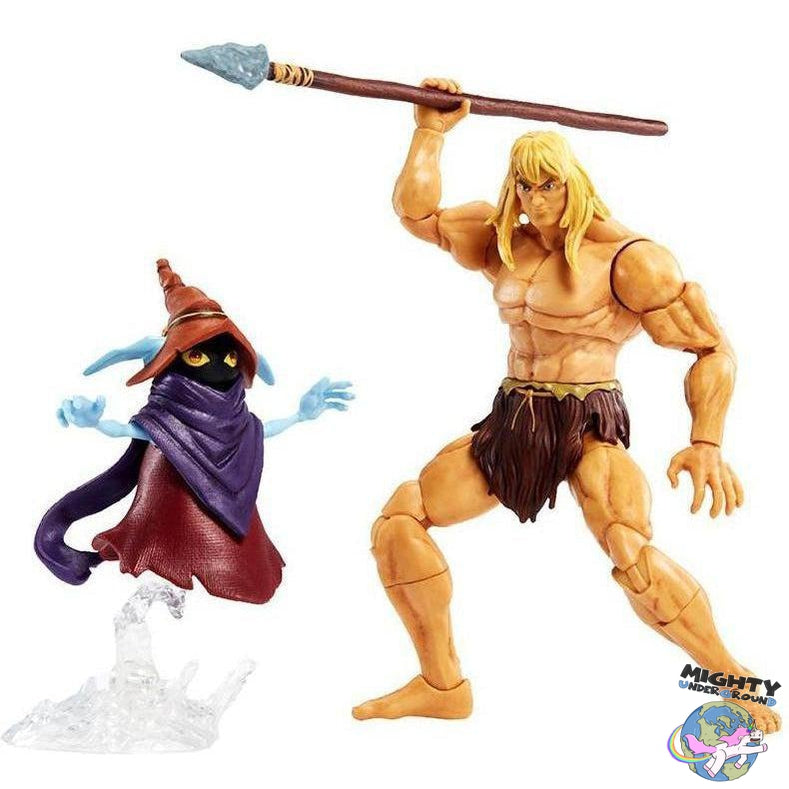 Masters of the Universe Revelation: Savage He-Man & Orko-Actionfiguren-Mattel-Mighty Underground