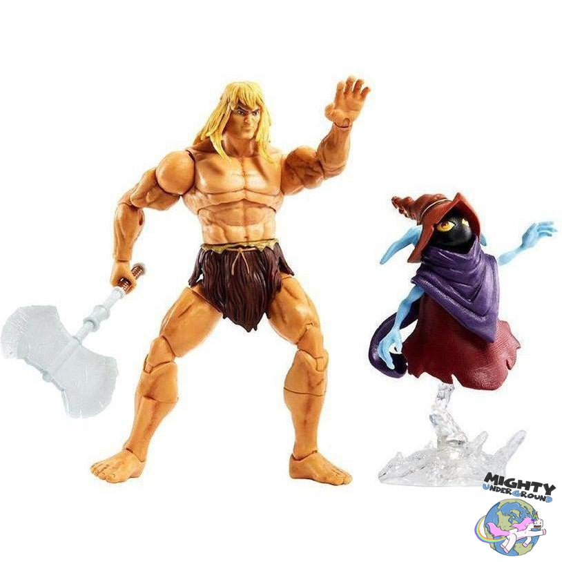 Masters of the Universe Revelation: Savage He-Man & Orko-Actionfiguren-Mattel-Mighty Underground