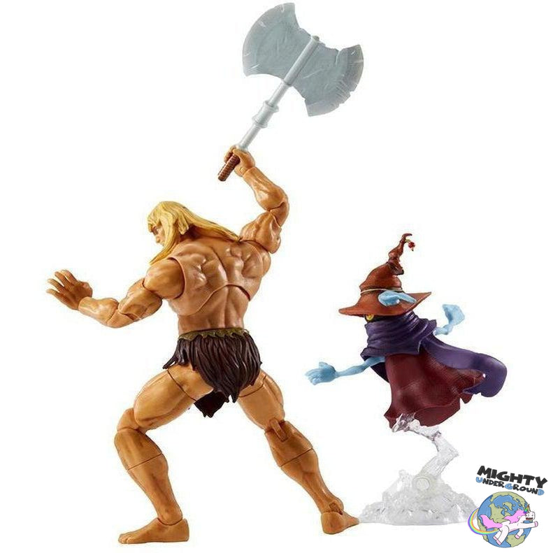 Masters of the Universe Revelation: Savage He-Man & Orko-Actionfiguren-Mattel-Mighty Underground