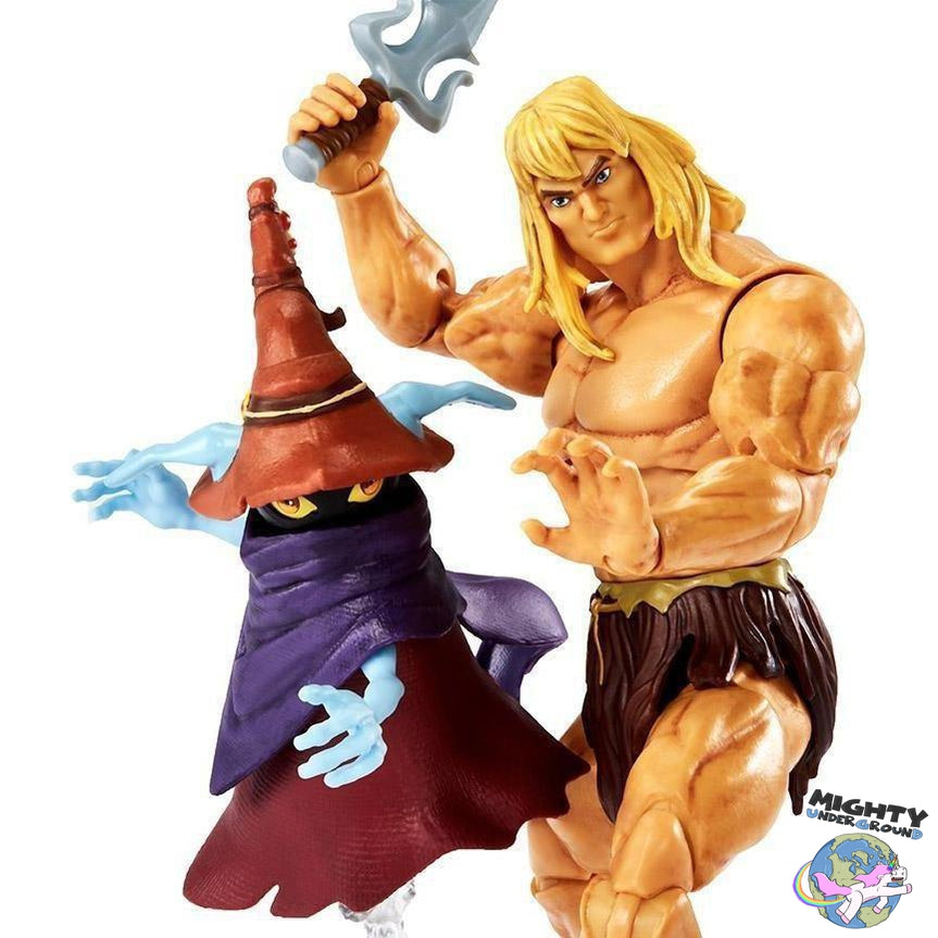 Masters of the Universe Revelation: Savage He-Man & Orko-Actionfiguren-Mattel-Mighty Underground
