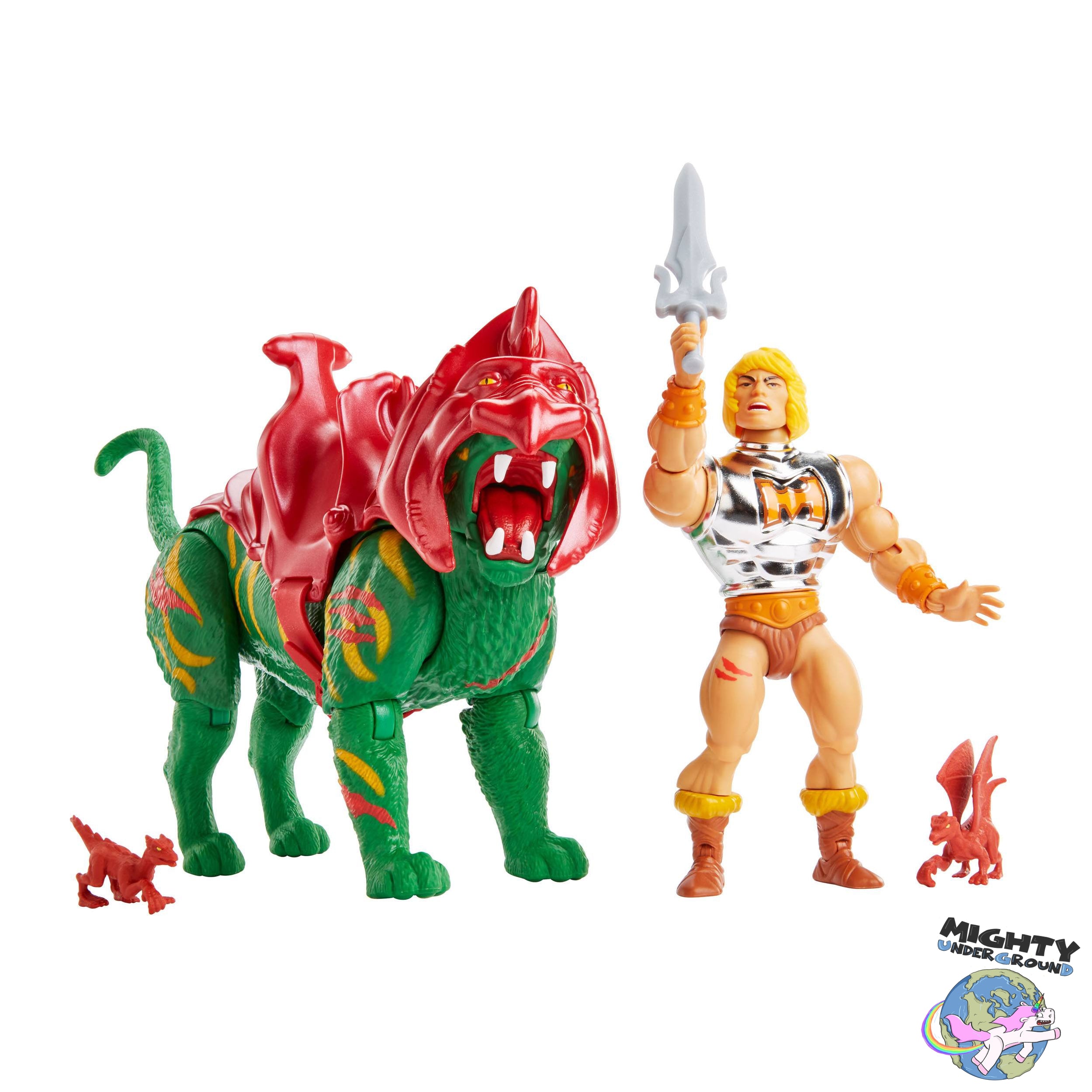 Masters of the Universe Origins: Battlefield Warriors 2-Pack-Actionfiguren-Mattel-Mighty Underground