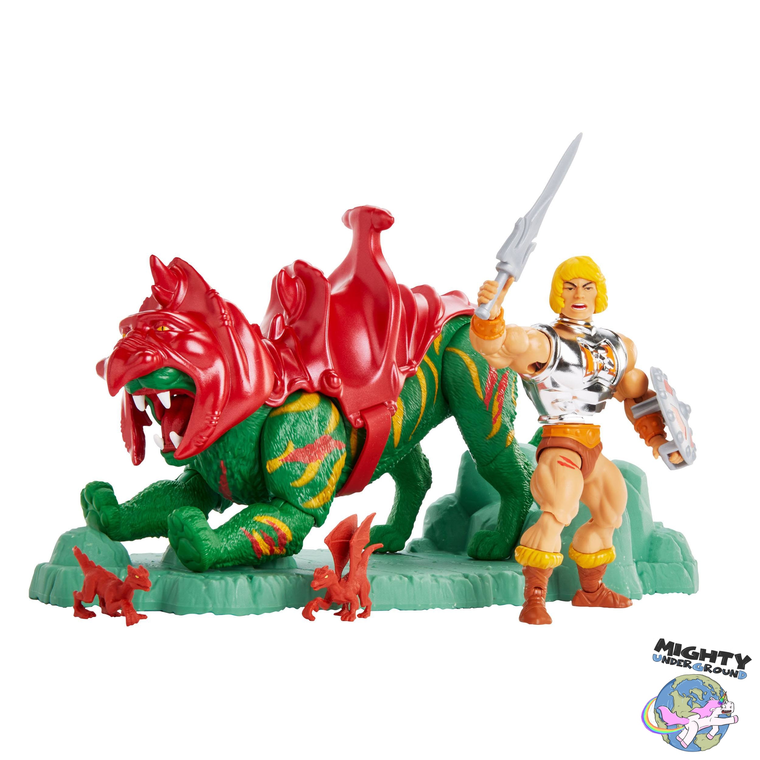 Masters of the Universe Origins: Battlefield Warriors 2-Pack-Actionfiguren-Mattel-Mighty Underground