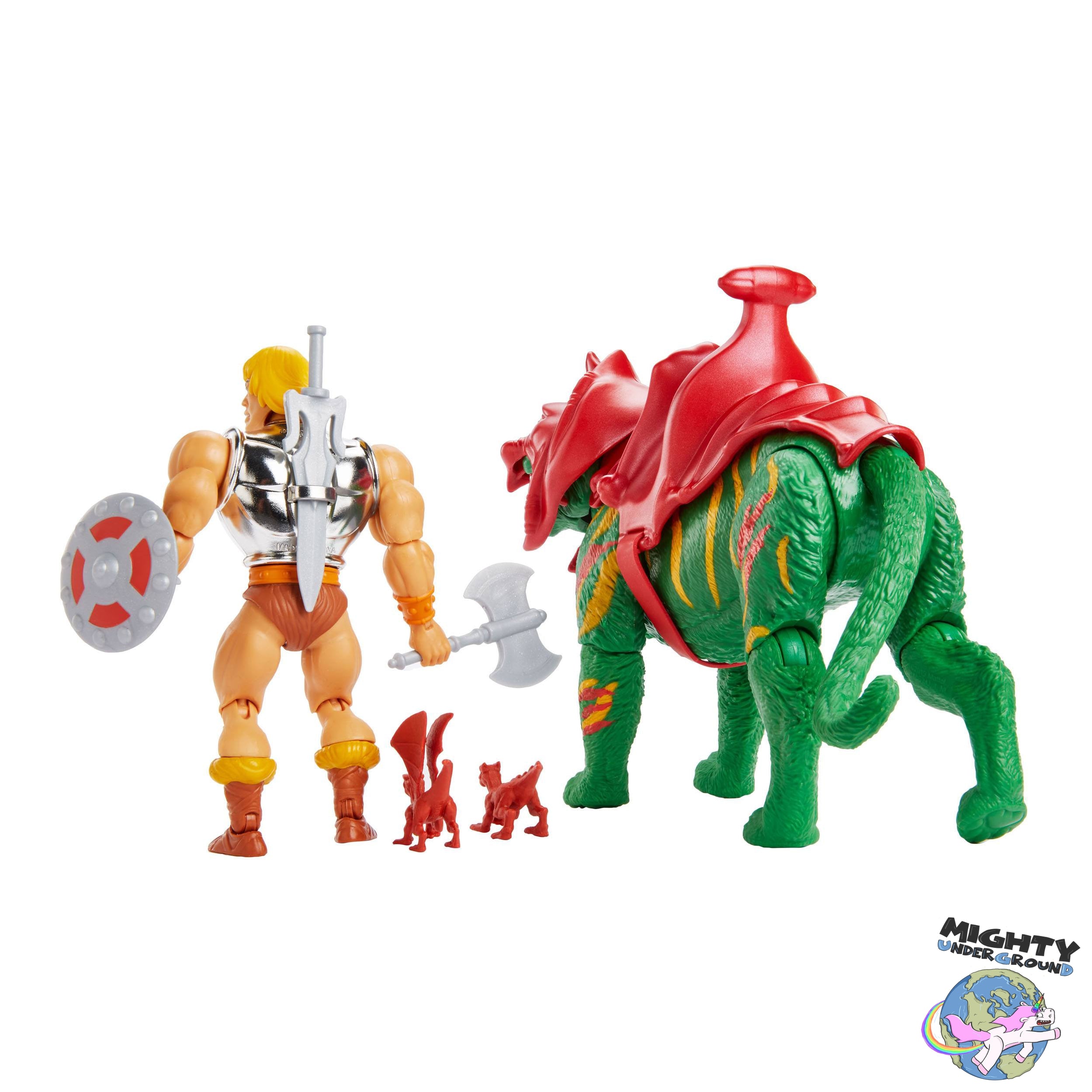 Masters of the Universe Origins: Battlefield Warriors 2-Pack-Actionfiguren-Mattel-Mighty Underground