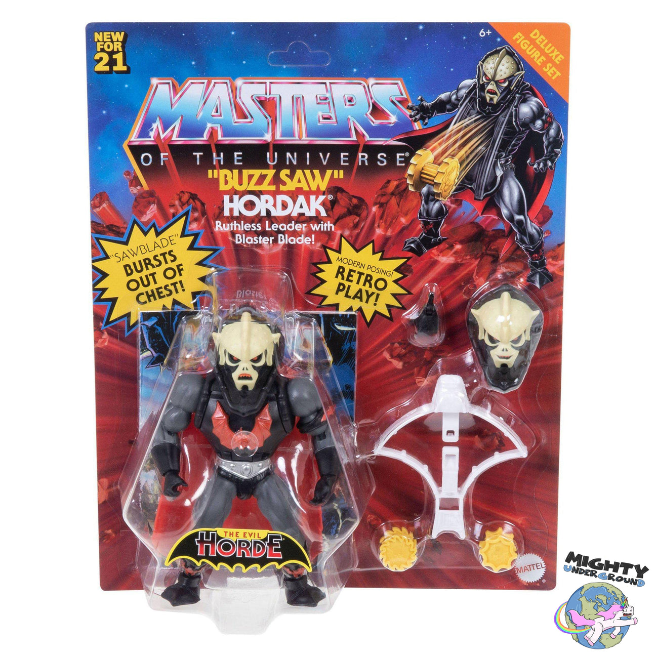 Masters of the Universe Origins Deluxe: Buzz Saw Hordak-Actionfiguren-Mattel-Mighty Underground