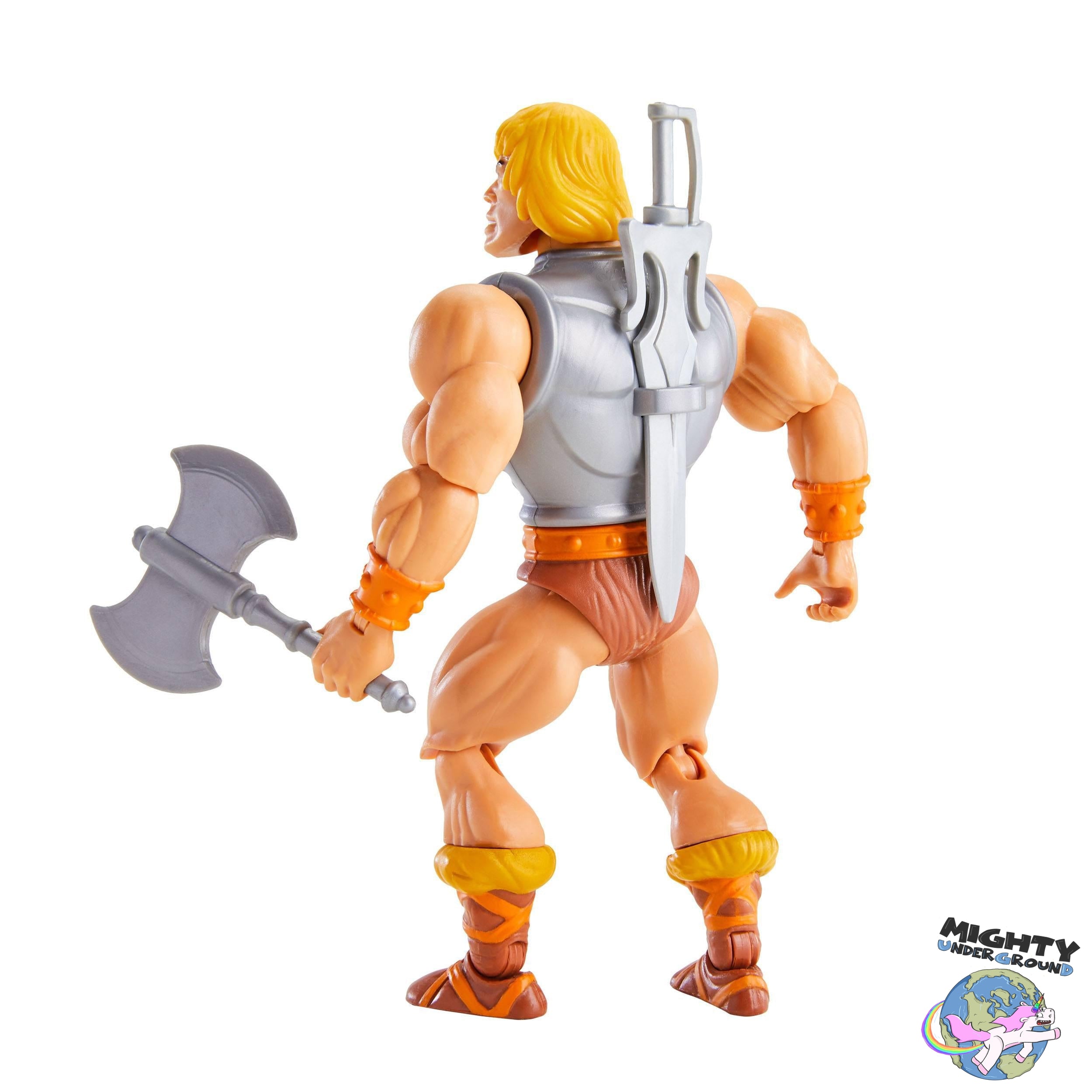 Masters of the Universe Origins Deluxe: He-Man - VORBESTELLUNG!-Actionfiguren-Mattel-Mighty Underground