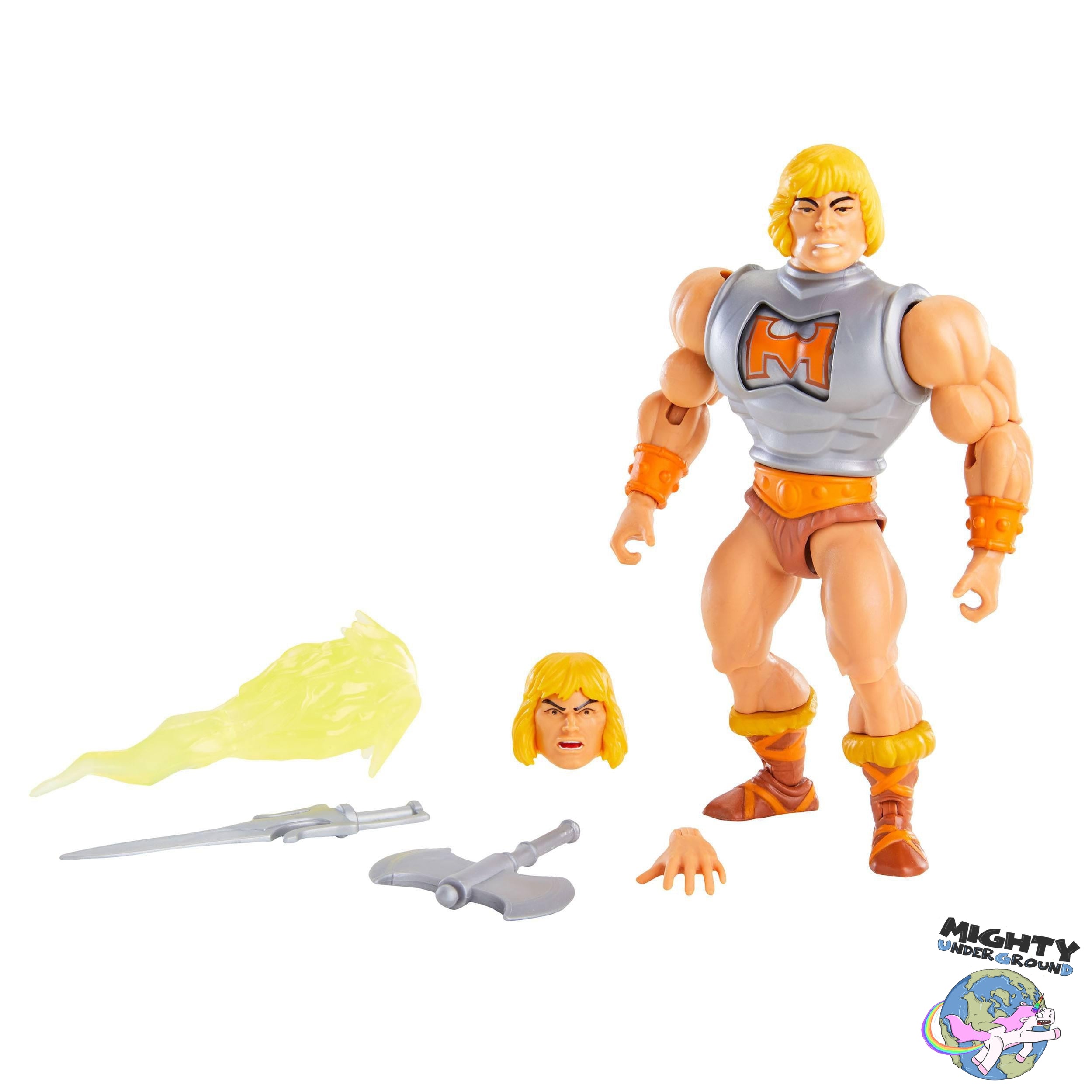 Masters of the Universe Origins Deluxe: He-Man - VORBESTELLUNG!-Actionfiguren-Mattel-Mighty Underground