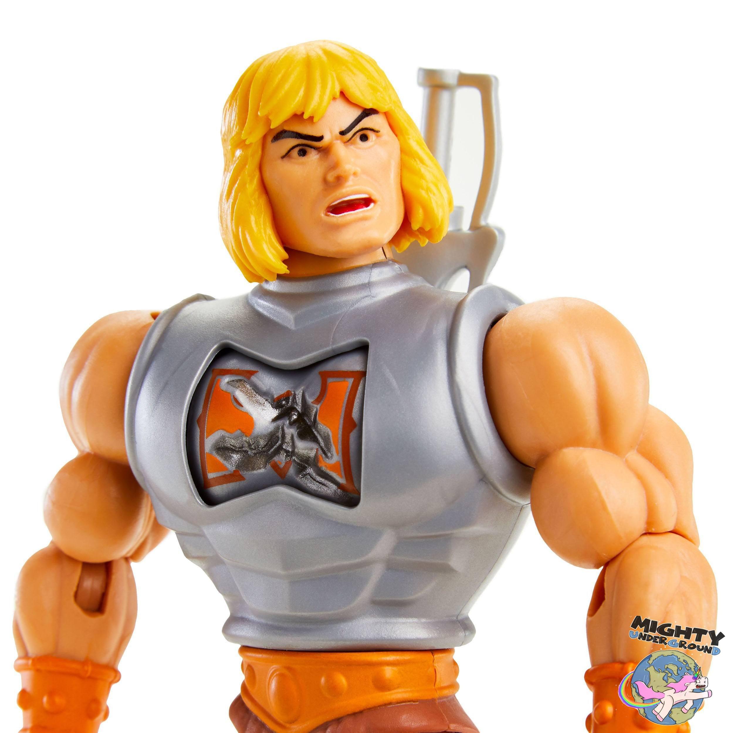 Masters of the Universe Origins Deluxe: He-Man - VORBESTELLUNG!-Actionfiguren-Mattel-Mighty Underground