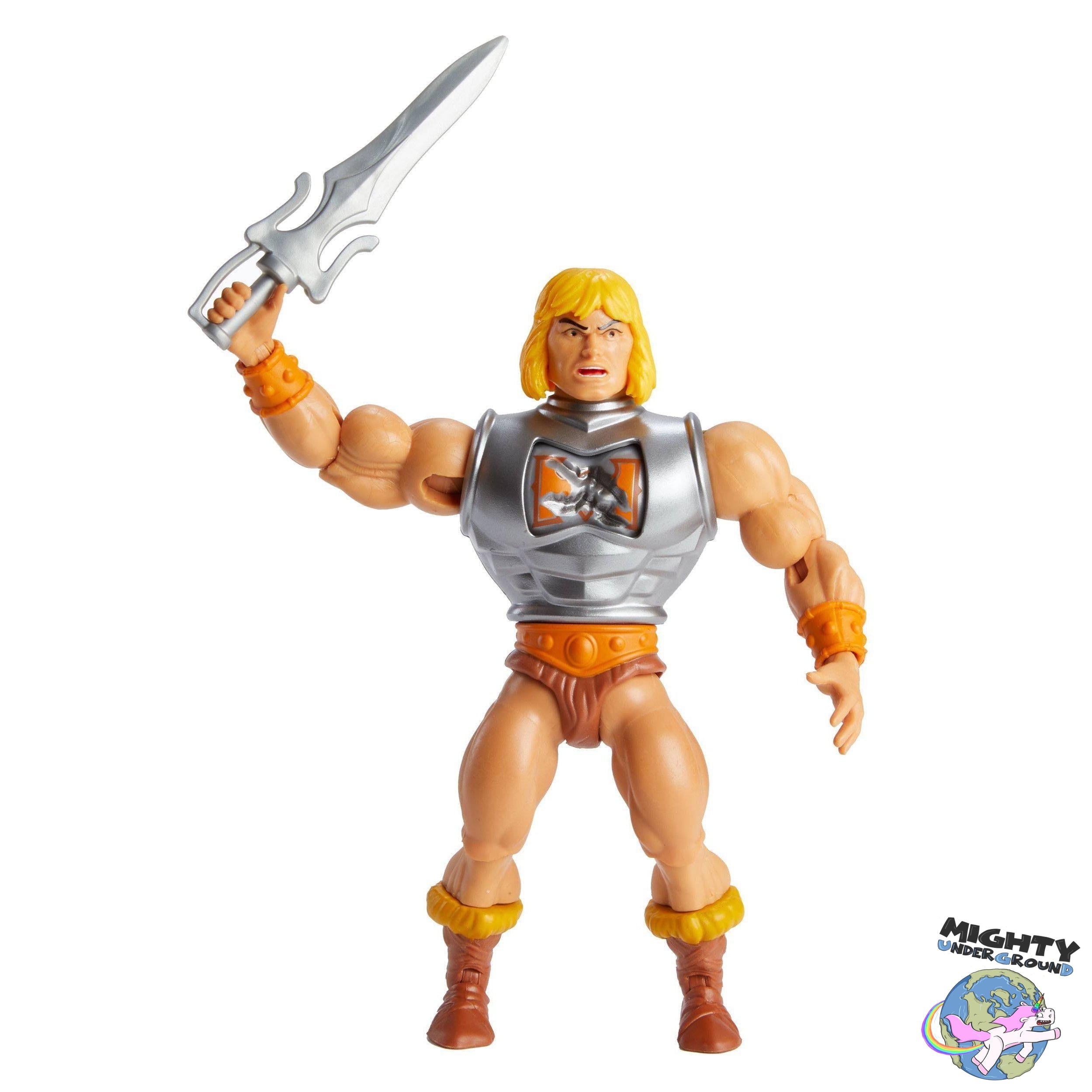 Masters of the Universe Origins Deluxe: He-Man - VORBESTELLUNG!-Actionfiguren-Mattel-Mighty Underground