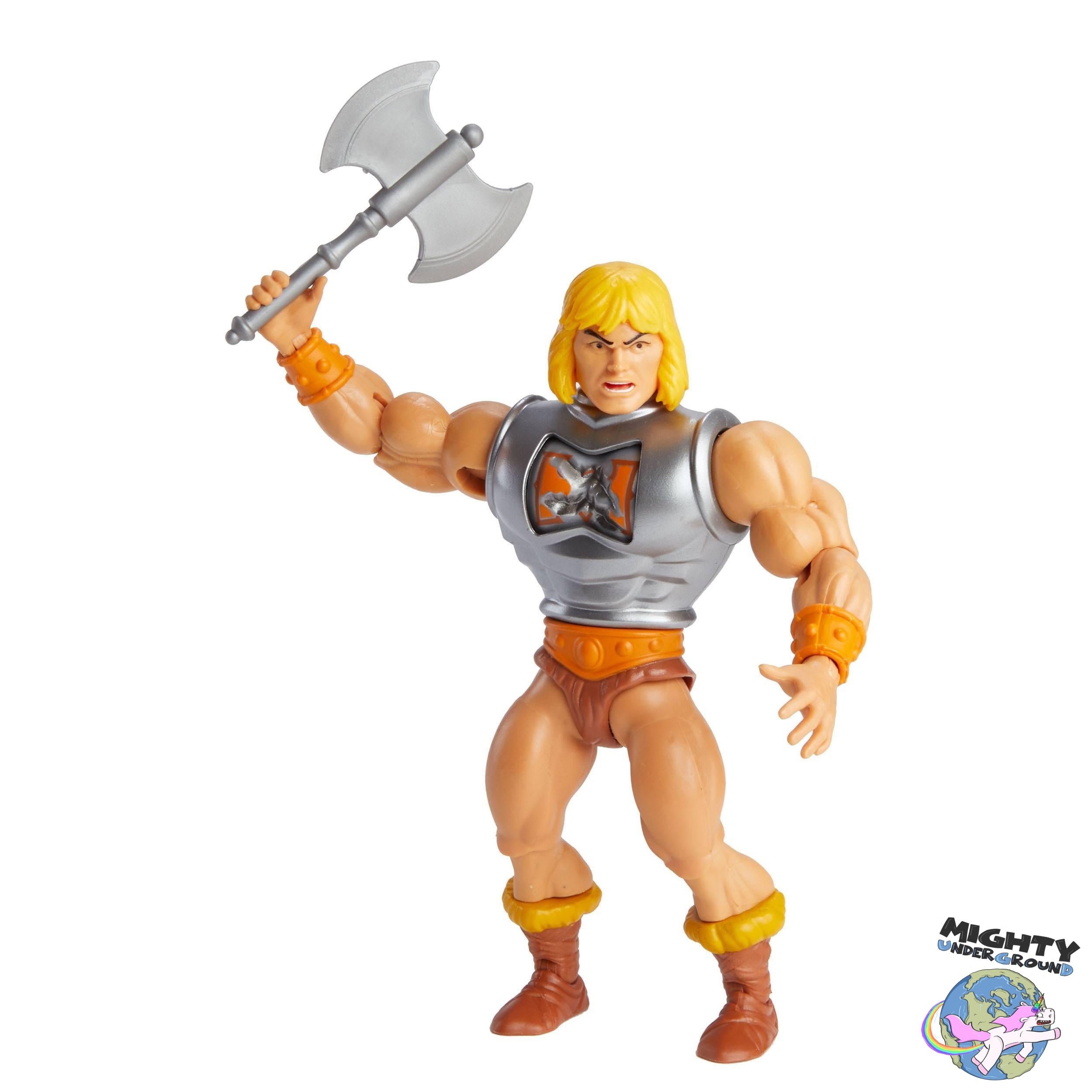 Masters of the Universe Origins Deluxe: He-Man - VORBESTELLUNG!-Actionfiguren-Mattel-Mighty Underground