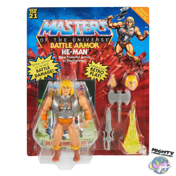 Masters of the Universe Origins Deluxe: He-Man - VORBESTELLUNG!-Actionfiguren-Mattel-Mighty Underground