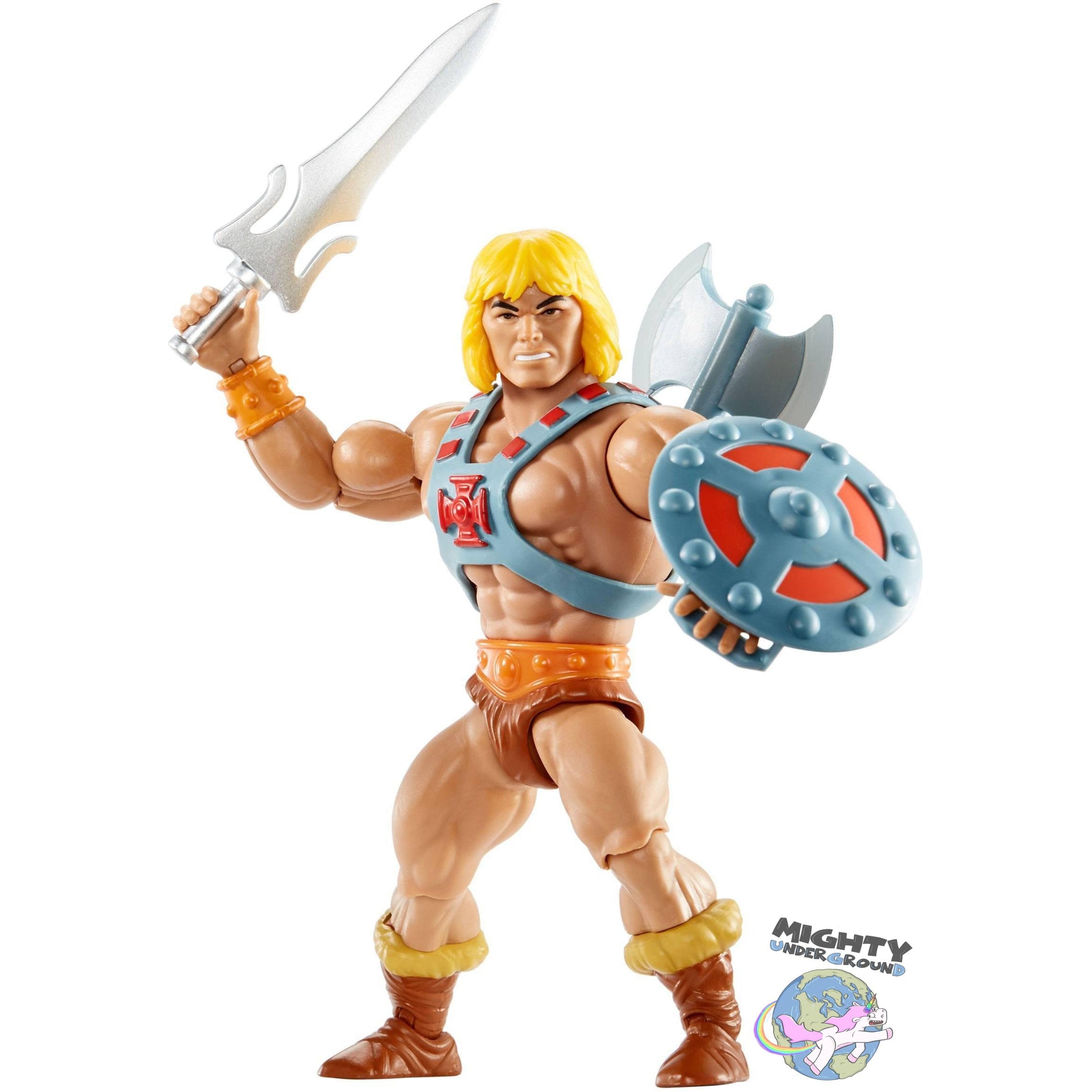 Masters of the Universe Origins: He-Man - VORBESTELLUNG!-Actionfiguren-Mattel-mighty-underground