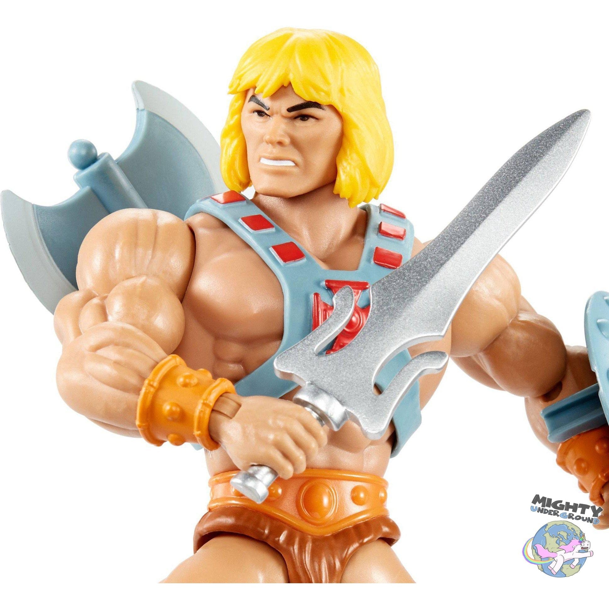 Masters of the Universe Origins: He-Man - VORBESTELLUNG!-Actionfiguren-Mattel-mighty-underground