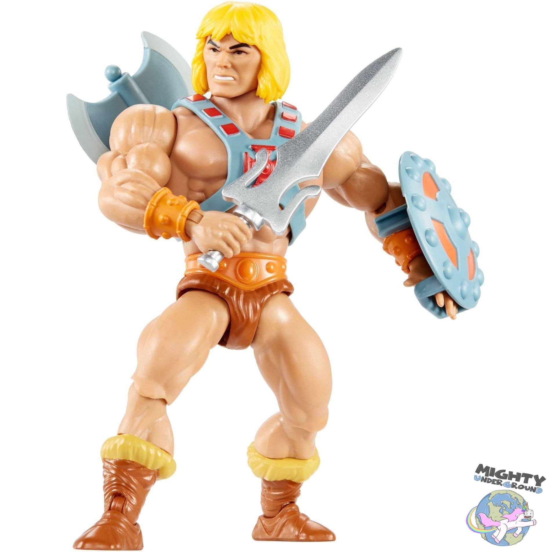 Masters of the Universe Origins: He-Man - VORBESTELLUNG!-Actionfiguren-Mattel-mighty-underground