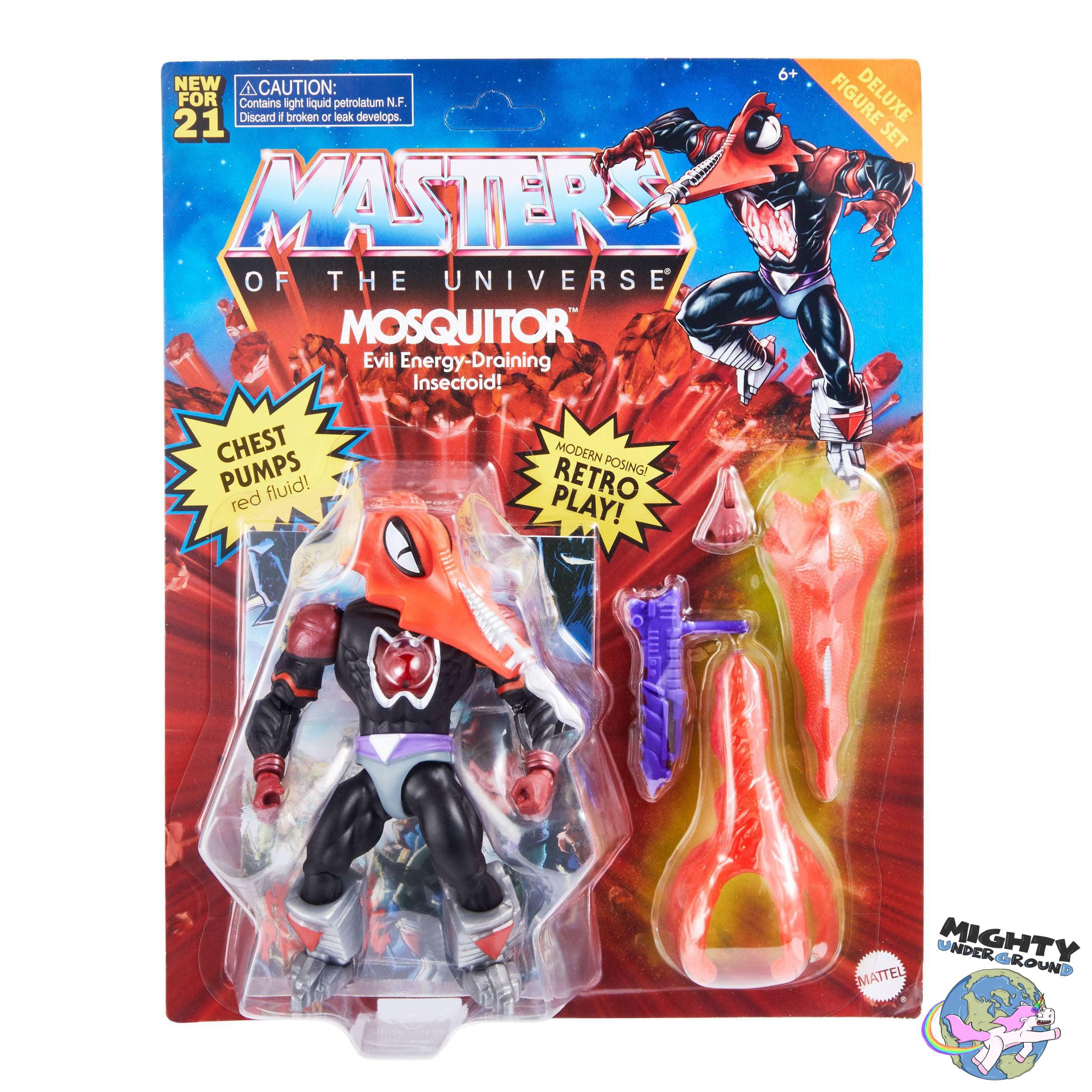 Masters of the Universe Origins: Mosquitor-Actionfiguren-Mattel-Mighty Underground