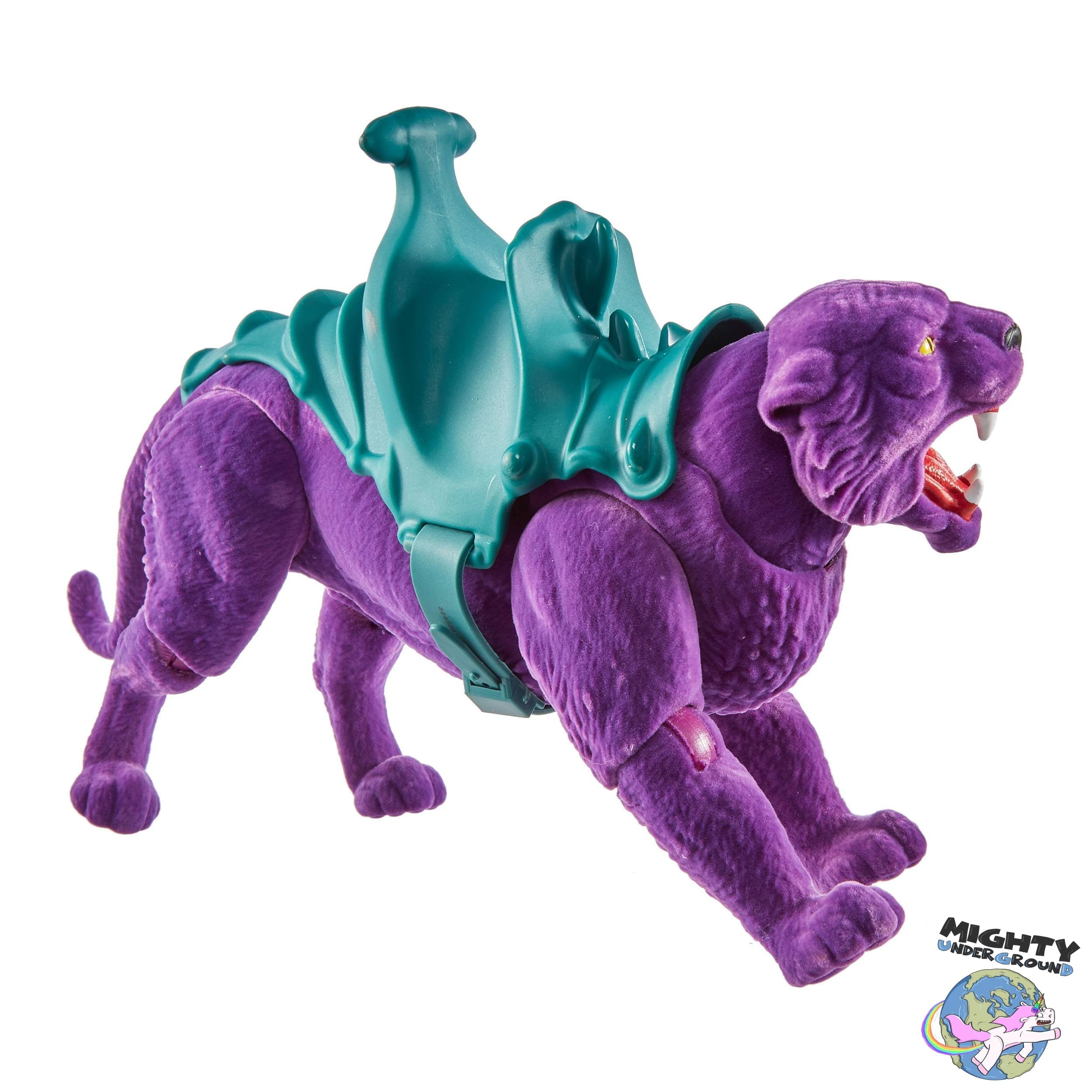 Masters of the Universe Origins: Panthor (flocked exclusive)-Actionfiguren-Mattel-Mighty Underground