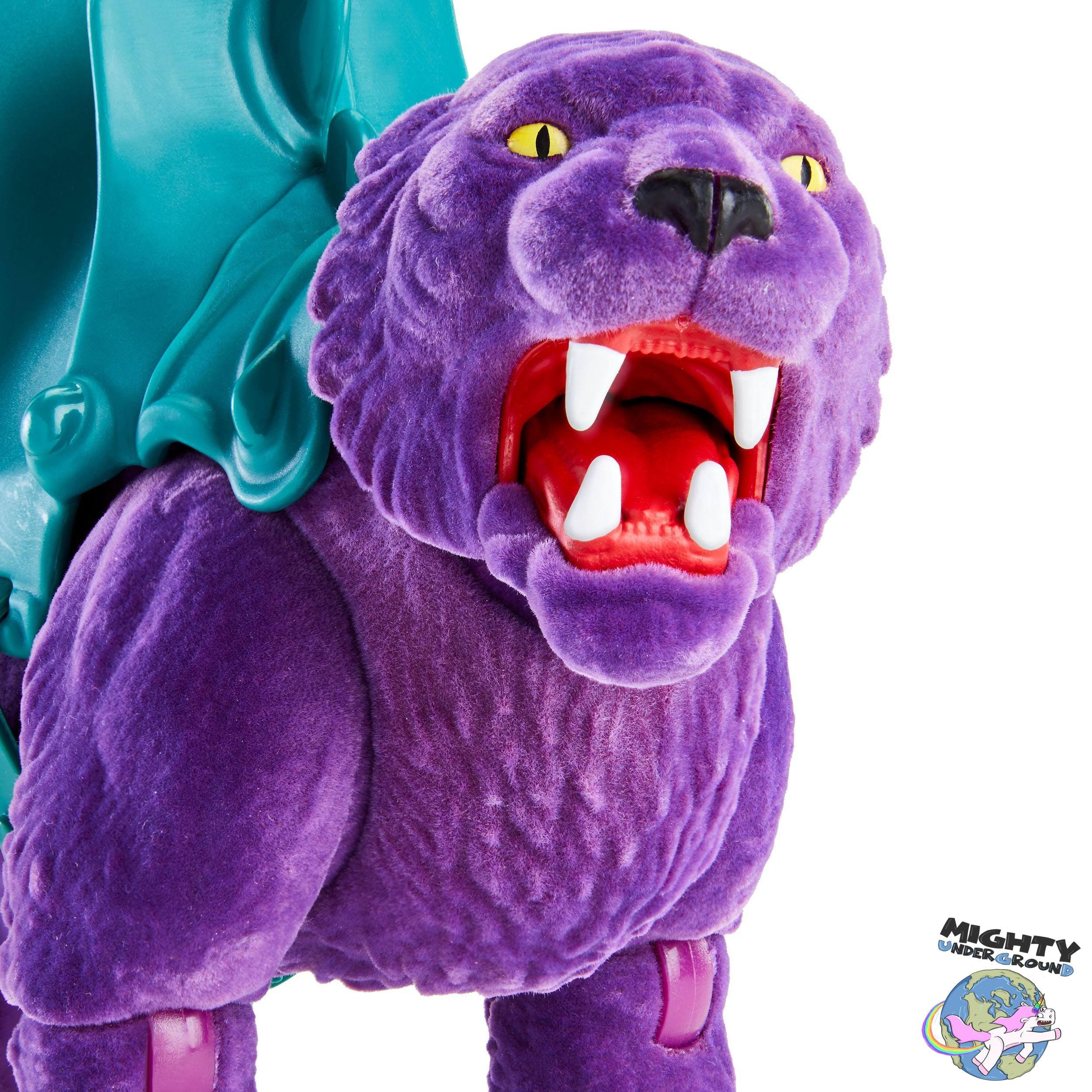 Masters of the Universe Origins: Panthor (flocked exclusive)-Actionfiguren-Mattel-Mighty Underground