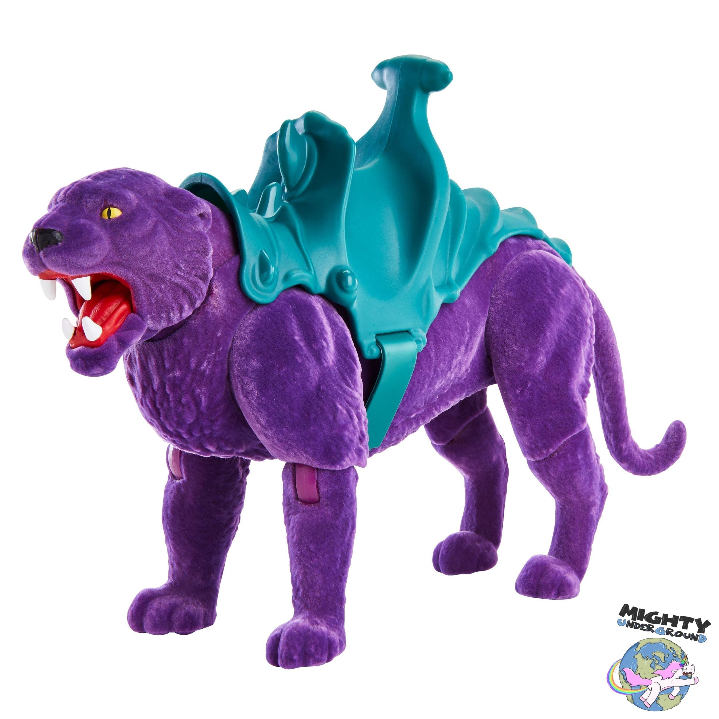 Masters of the Universe Origins: Panthor (flocked exclusive)-Actionfiguren-Mattel-Mighty Underground