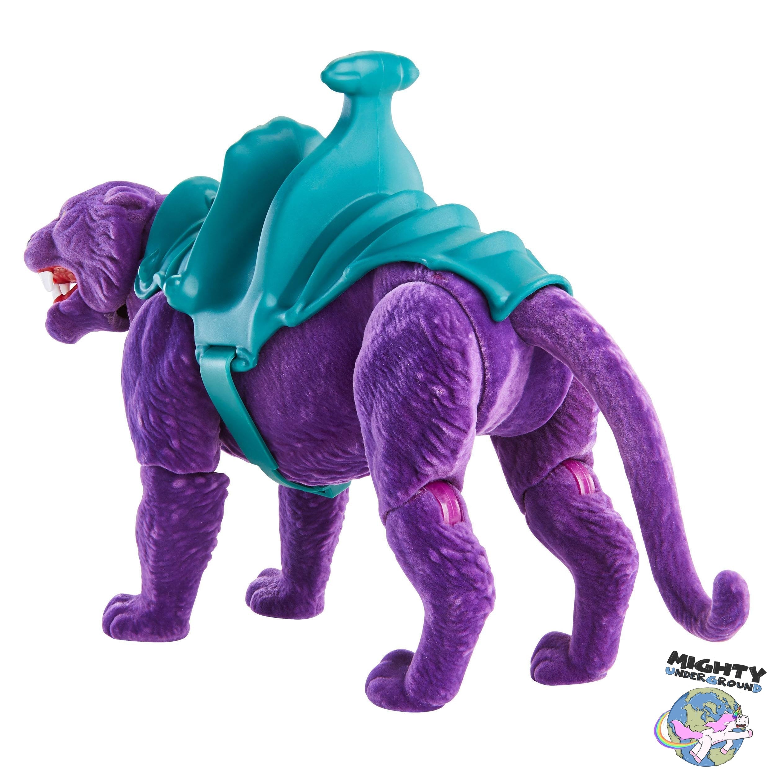 Masters of the Universe Origins: Panthor (flocked exclusive)-Actionfiguren-Mattel-Mighty Underground