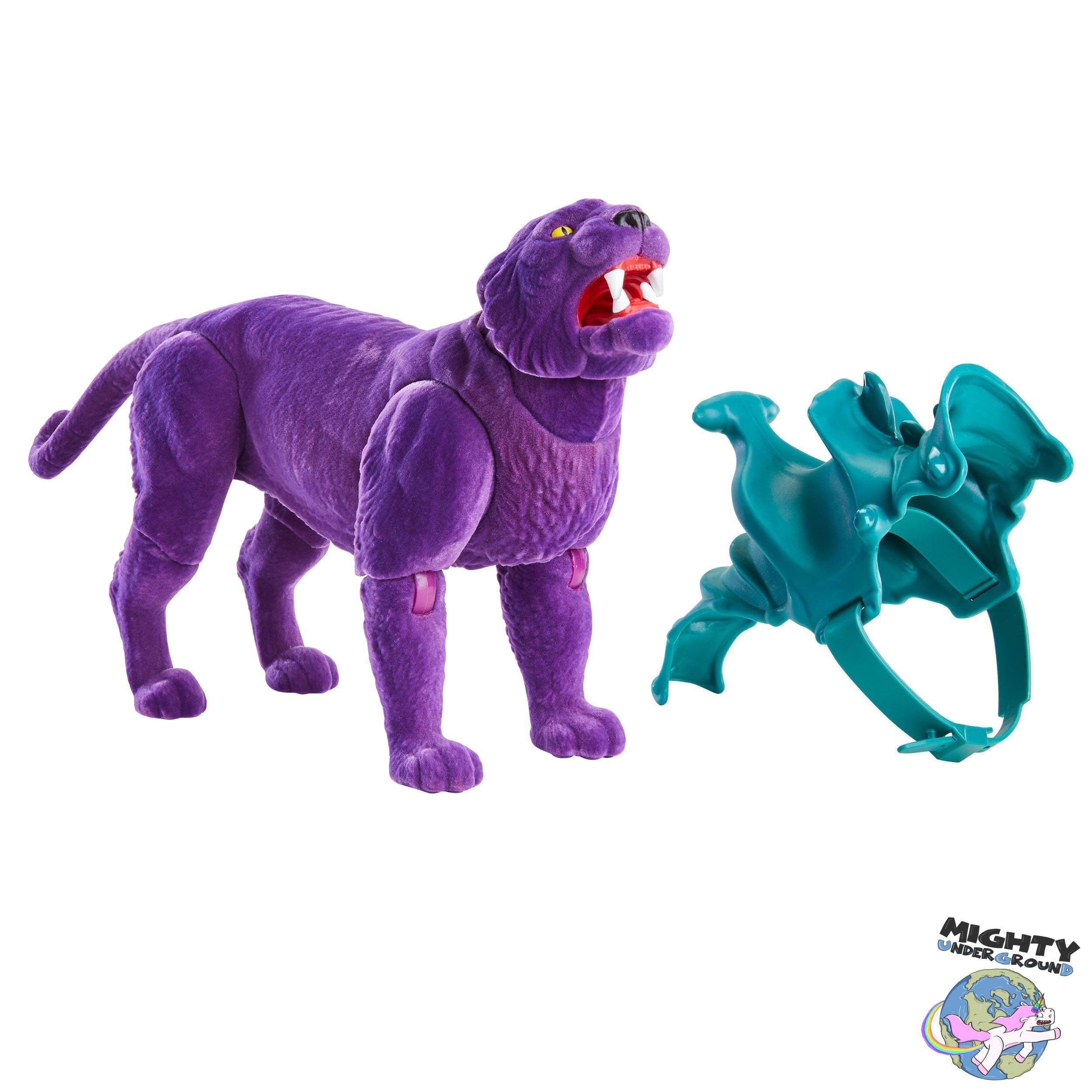 Masters of the Universe Origins: Panthor (flocked exclusive)-Actionfiguren-Mattel-Mighty Underground