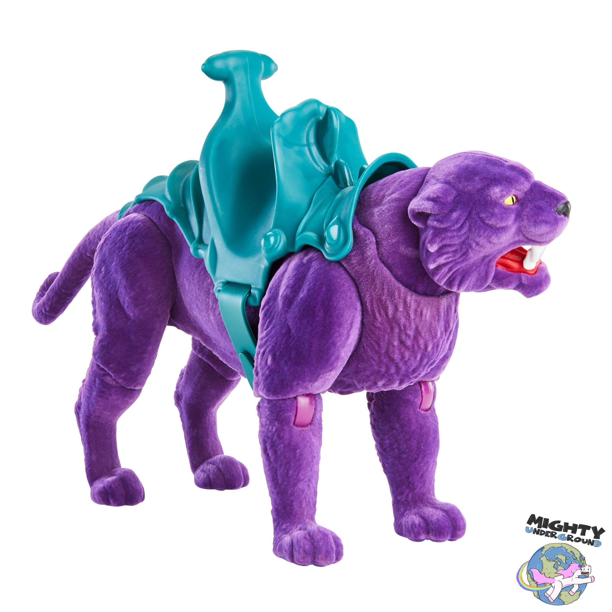 Masters of the Universe Origins: Panthor (flocked exclusive)-Actionfiguren-Mattel-Mighty Underground